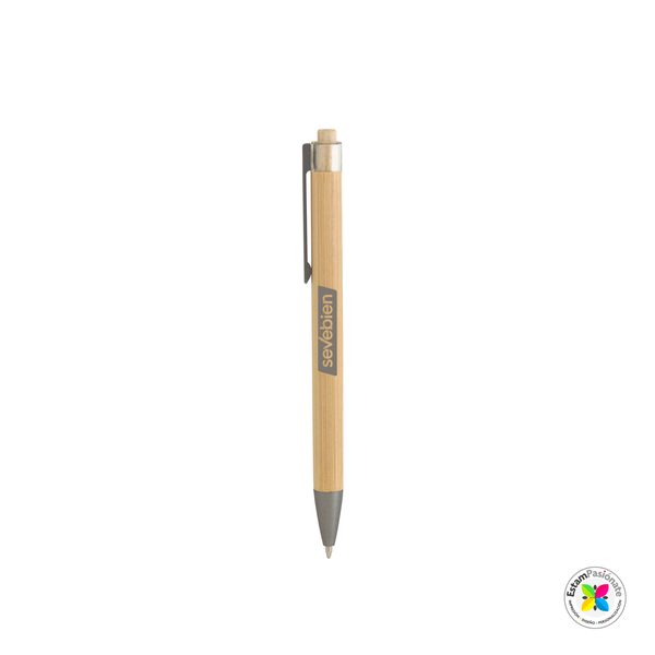 Lápiz con logo de bambú BARRY