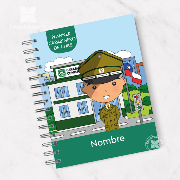 Planner Carabinero Personalizado