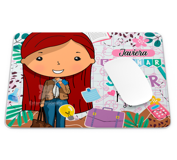 Mouse Pad Profesora Personalizado