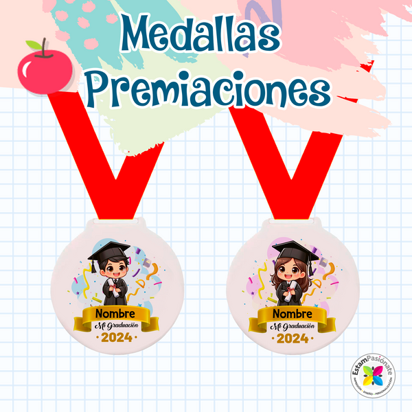 Medallas Personalizadas para Premiación Escolar