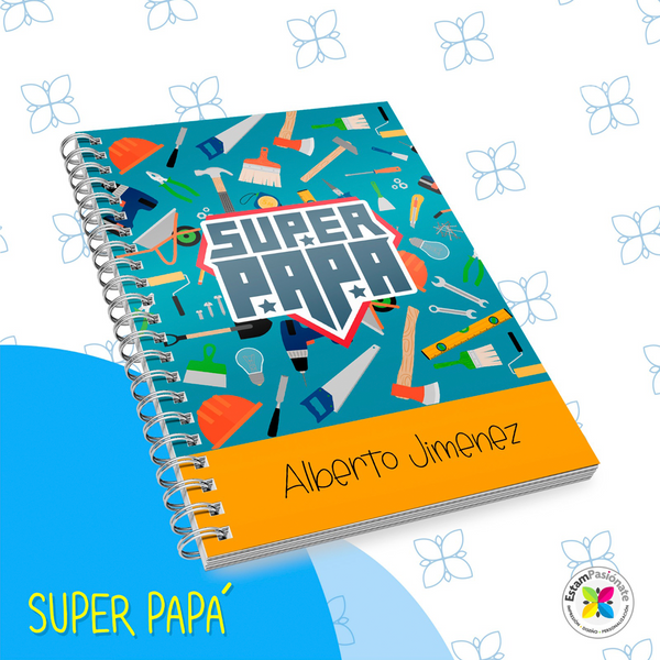 Planner o Cuaderno Super Papá